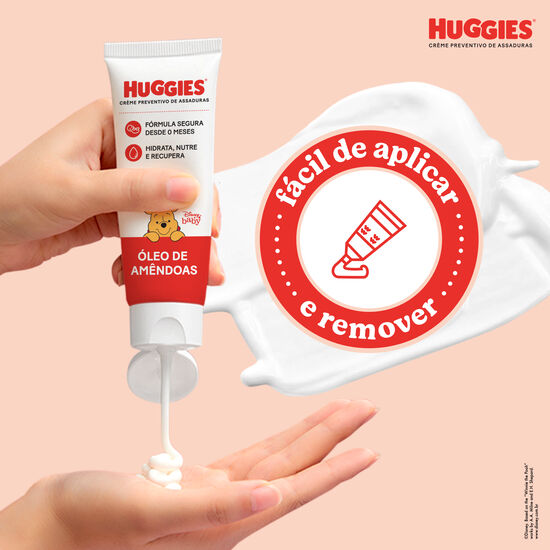 Creme Preventivo Assaduras Huggies Pele Protegida c/3 de 80g